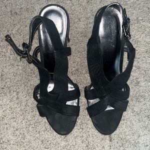 Nine West black womens heels